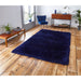 Montana Super Plush Heavyweight High-Density Luxury Hand-Woven Soft High-Pile Plain Shaggy Dark Navy Rug