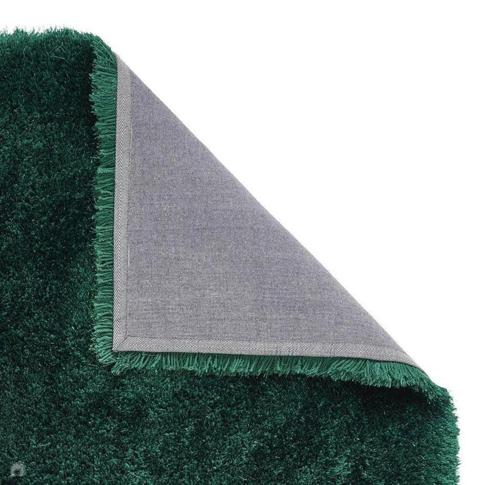 Montana Super Plush Heavyweight High-Density Luxury Hand-Woven Soft High-Pile Plain Shaggy Jewel Green Rug