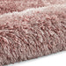 Montana Super Plush Heavyweight High-Density Luxury Hand-Woven Soft High-Pile Plain Shaggy Rose Round Rug