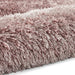 Montana Super Plush Heavyweight High-Density Luxury Hand-Woven Soft High-Pile Plain Shaggy Rose Round Rug