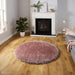 Montana Super Plush Heavyweight High-Density Luxury Hand-Woven Soft High-Pile Plain Shaggy Rose Rug