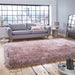 Montana Super Plush Heavyweight High-Density Luxury Hand-Woven Soft High-Pile Plain Shaggy Rose Rug