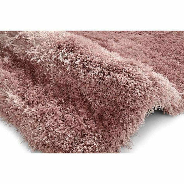 Montana Super Plush Heavyweight High-Density Luxury Hand-Woven Soft High-Pile Plain Shaggy Rose Rug