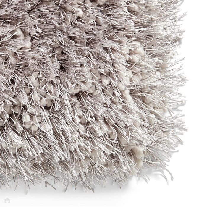 Montana Super Plush Heavyweight High-Density Luxury Hand-Woven Soft High-Pile Plain Shaggy Silver Rug