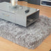 Montana Super Plush Heavyweight High-Density Luxury Hand-Woven Soft High-Pile Plain Shaggy Silver Rug