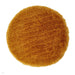 Montana Super Plush Heavyweight High-Density Luxury Hand-Woven Soft High-Pile Plain Shaggy Yellow Round Rug