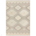 Monty MN02 Tribal Modern Geometric Durable Stain-Resistant Weatherproof Flatweave In-Outdoor Natural/Cream Rug