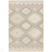 Monty MN02 Tribal Modern Geometric Durable Stain-Resistant Weatherproof Flatweave In-Outdoor Natural/Cream Rug