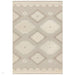 Monty MN02 Tribal Modern Geometric Durable Stain-Resistant Weatherproof Flatweave In-Outdoor Natural/Cream Rug