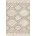 Monty MN02 Tribal Modern Geometric Durable Stain-Resistant Weatherproof Flatweave In-Outdoor Natural/Cream Rug