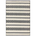 Monty MN04 Stripe Modern Durable Stain-Resistant Weatherproof Flatweave In-Outdoor Natural/Cream Rug