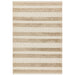 Monty MN04 Stripe Modern Durable Stain-Resistant Weatherproof Flatweave In-Outdoor Natural/Cream Rug