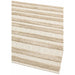 Monty MN04 Stripe Modern Durable Stain-Resistant Weatherproof Flatweave In-Outdoor Natural/Cream Rug