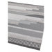 Monty MN05 Geometric Modern Durable Stain-Resistant Weatherproof Flatweave In-Outdoor Black/Grey Rug