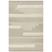 Monty MN06 Geometric Modern Durable Stain-Resistant Weatherproof Flatweave In-Outdoor Natural/Cream Rug