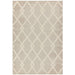 Monty MN07 Diamond Modern Durable Stain-Resistant Weatherproof Flatweave In-Outdoor Beige/Cream Rug