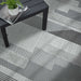 Monty Mn05 Black Grey Geometric Rug