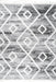 Morgan Diamond Trellis Area Rug 160x230 cm Dark Grey