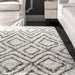 Moroccan Area Rug 160x230 cm in Ivory
