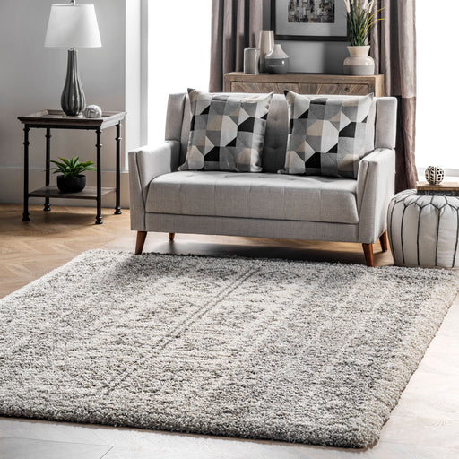 Moroccan Area Rug 160x230 cm in Ivory Color