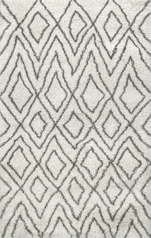 Moroccan Area Rug 160x230 cm in Ivory
