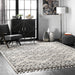 Moroccan Area Rug With Tassels In Off White Color