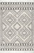 Moroccan Area Rug With Tassels In Off White Color