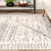 Moroccan Area Rug in Light Grey for Stylish Interiors