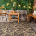 Moroccan Charcoal Area Rug for Indoor and Outdoor Use
