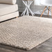 Moroccan Chevron Area Rug 120 cm Cream Color