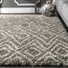 Moroccan Diamond Area Rug 160x230 cm Dark Grey