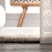 Moroccan Diamond Pattern Wool Area Rug 120 x 180 cm