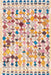 Moroccan Diamond Shag Rug 120x180 cm Multicolor Design