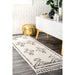 Moroccan Drop Tassel Area Rug 152x244 cm Off White