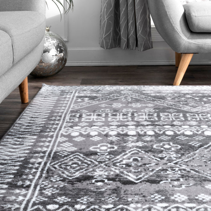 Moroccan Grey Area Rug 120x180 cm
