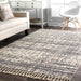 Moroccan Grey Multicolor Tassel Area Rug 160x230 cm