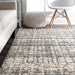 Moroccan Grey Multicolor Tassel Area Rug 160x230 cm