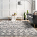 Moroccan Grey Textured Area Rug 150x240 cm