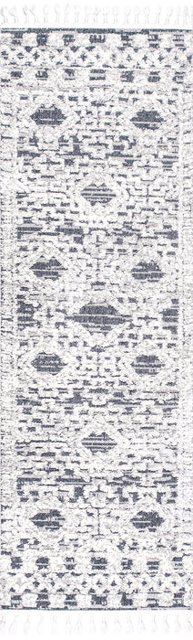 Moroccan Grey Textured Area Rug 150x240 cm