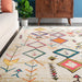 Moroccan Inspired Multicolor Area Rug 160x230 cm