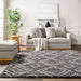 Moroccan Inspired Shag Rug in Dark Grey 160x230 cm