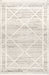 Tappeto con nappe di ispirazione marocchina 60x90 cm Beige