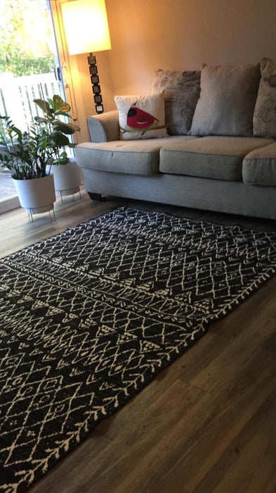 Moroccan Kilim Area Rug 150x240 cm Washable Design