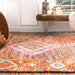 Moroccan Multicolor Hand-Tufted Diamond Pattern Rug