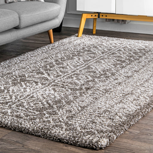 Moroccan Rug Dark Grey 160x230cm for Living Room