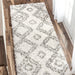 Moroccan Shag Area Rug 120x180 cm White