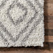 Moroccan Shag Area Rug 120x180 cm White