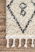 Moroccan Shag Area Rug 140x200 cm Off White