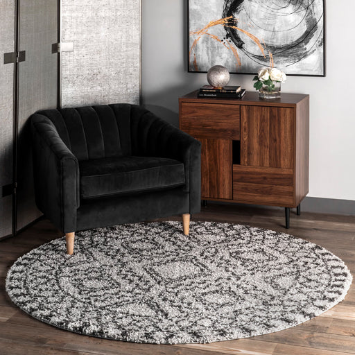 Maroccan Shag Area Rug Gray 160x230 cm