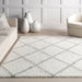 Moroccan Shag Lattice Area Rug 160x230 cm